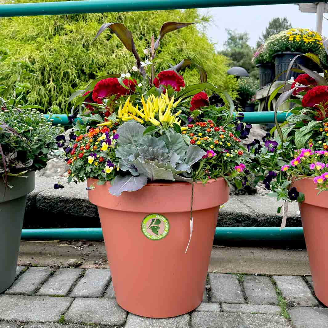 Lightweight Fall Patio Planters