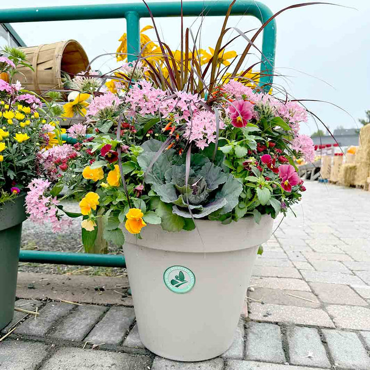 Lightweight Fall Patio Planters